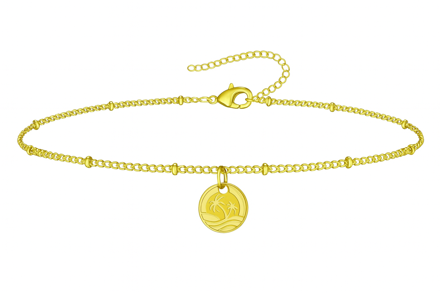 Oside Logo Charm Anklet