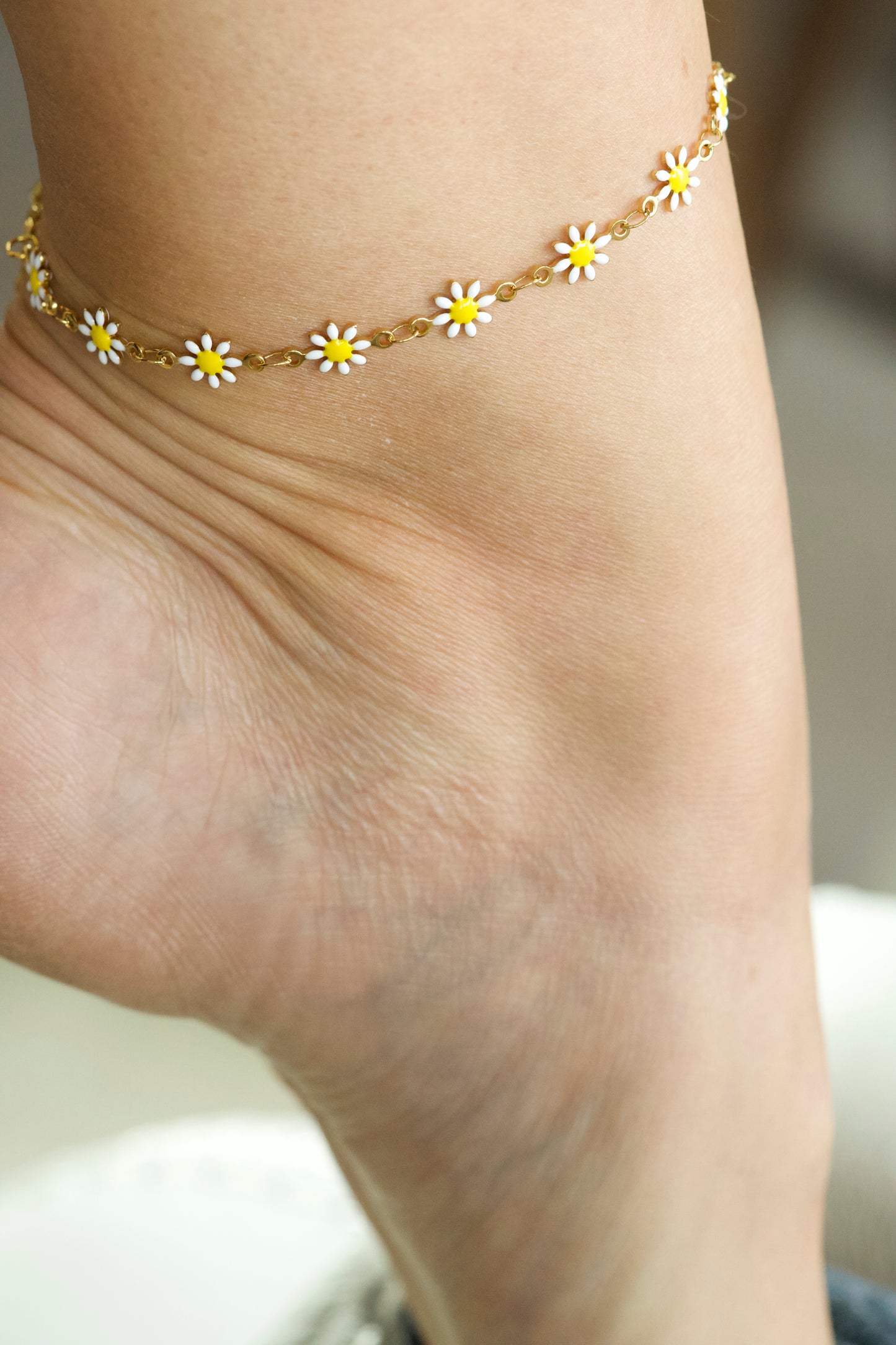 Flower Power Anklet