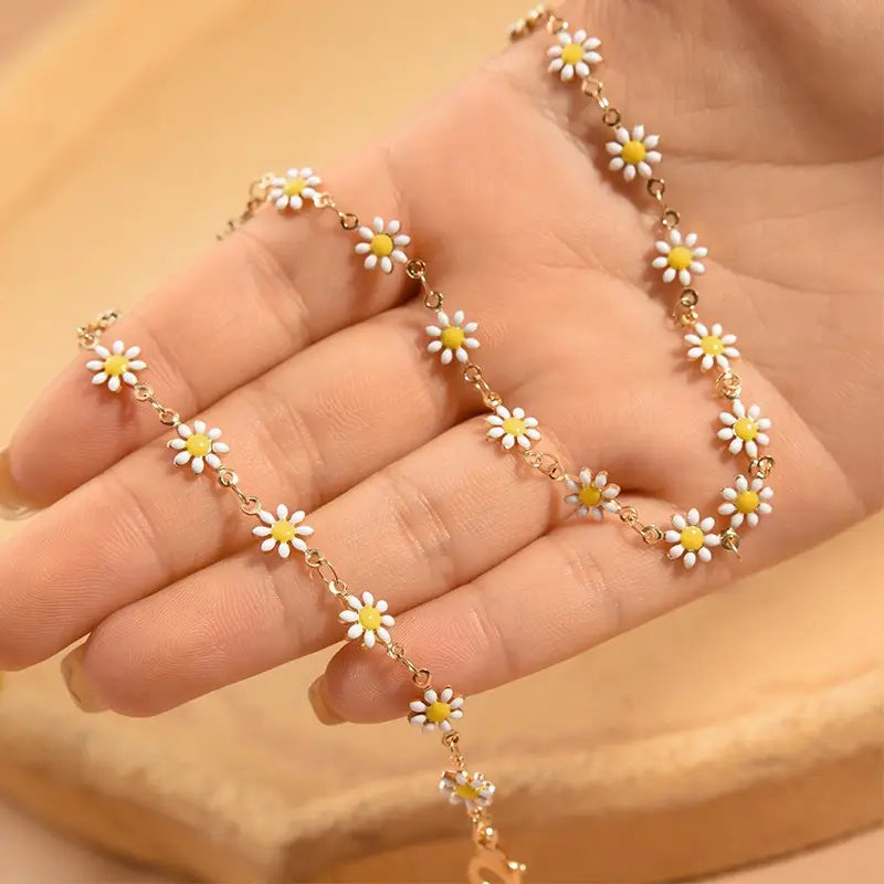 Flower Power Anklet