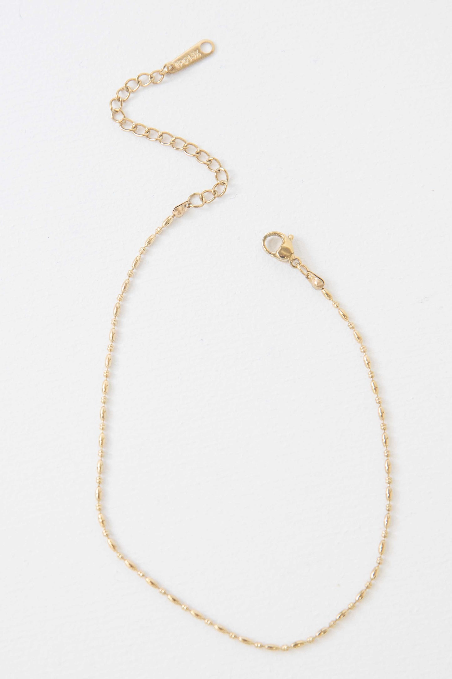 Mini Gold Bead Chain Choker