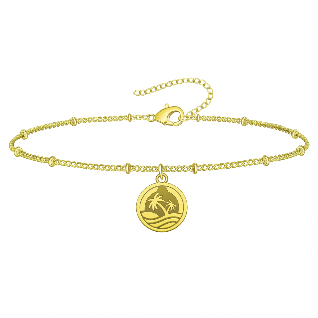 Oside Logo Charm Anklet