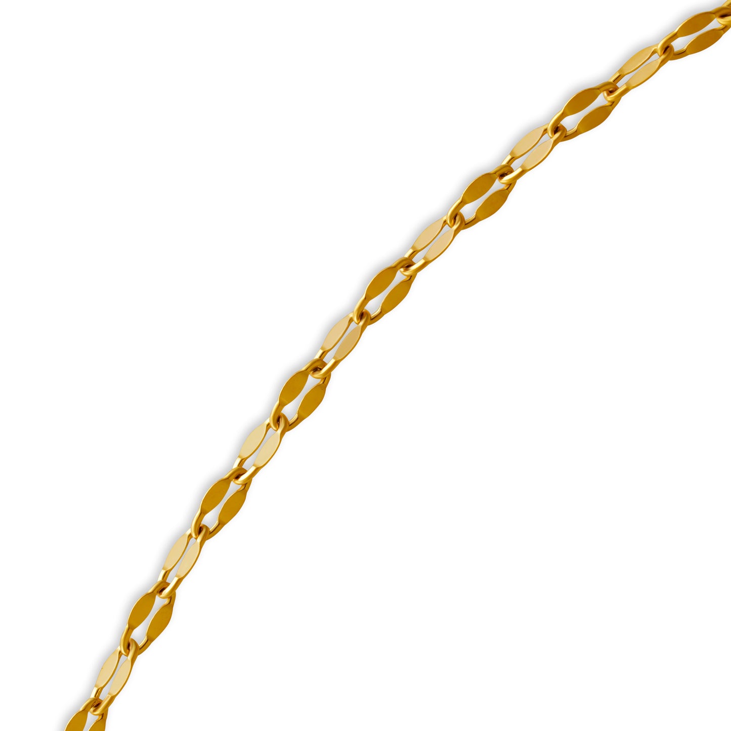 Shimmering Anchor Link Necklace