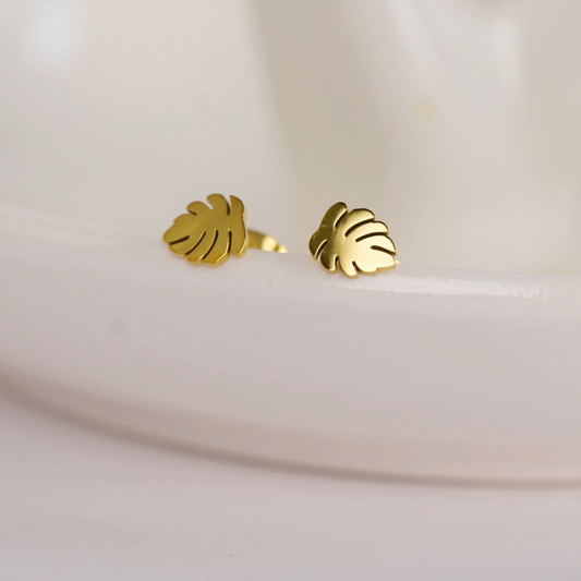 Mini Palm Stud Earrings