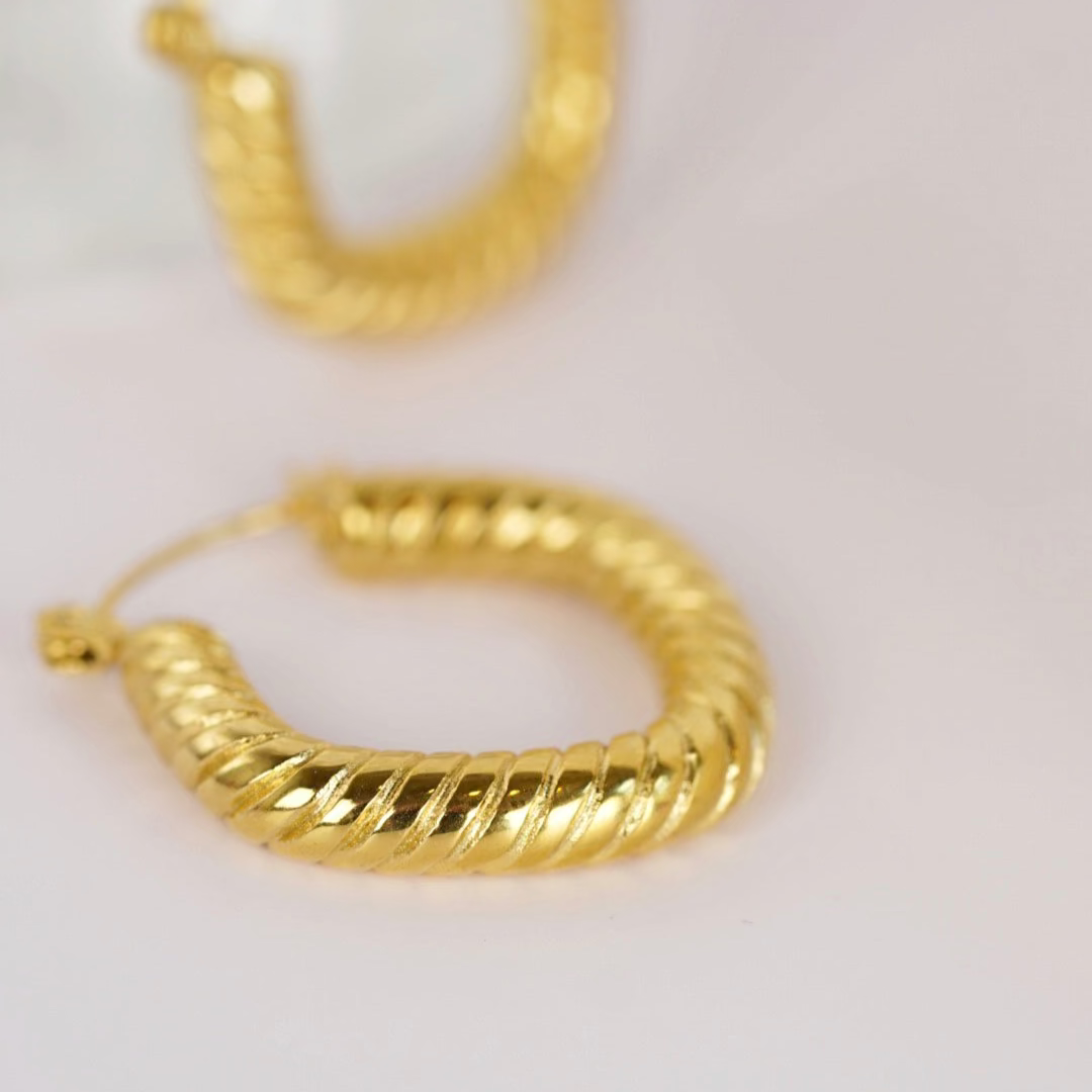Gia Twist Hoops