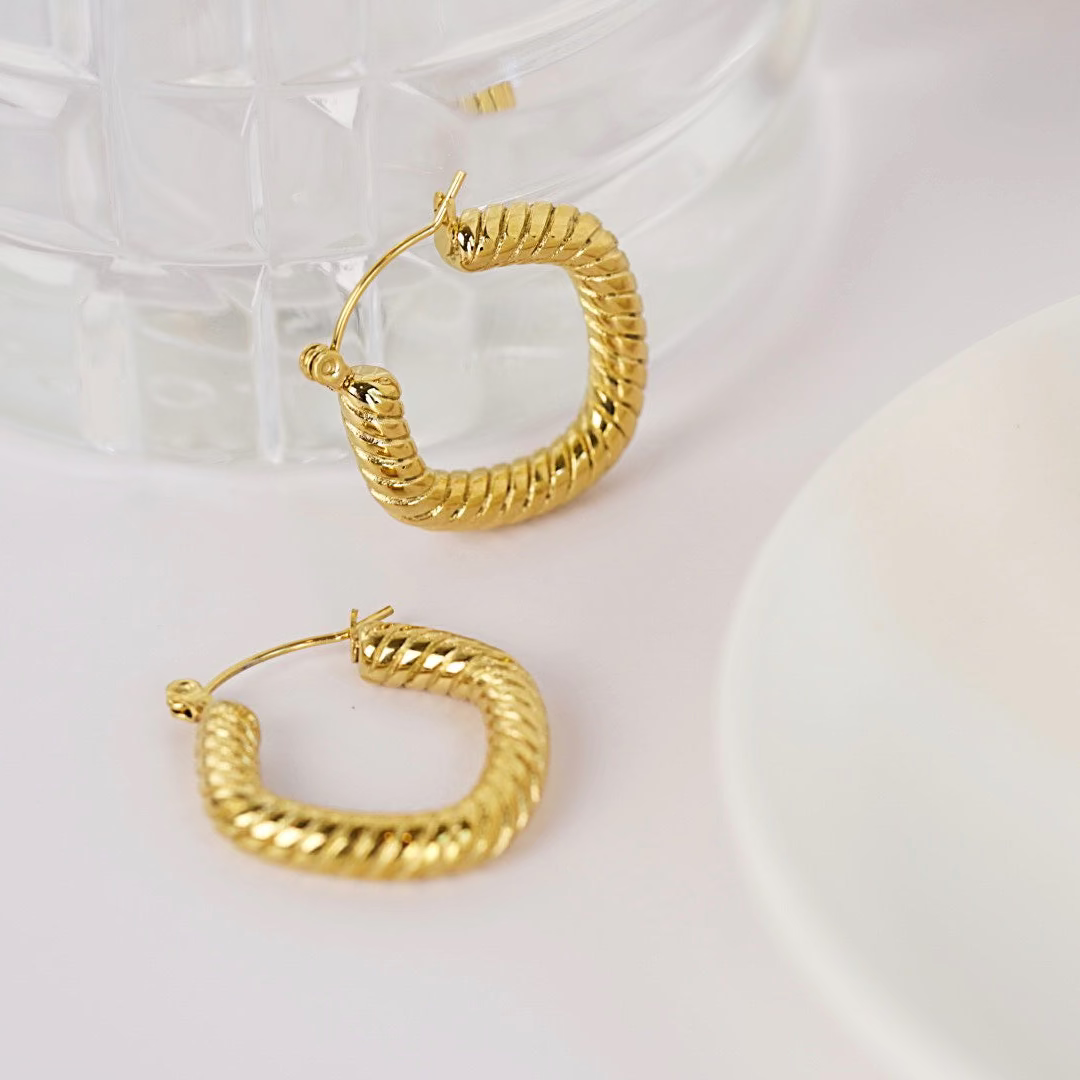 Gia Twist Hoops