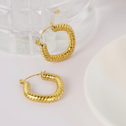 Gia Twist Hoops