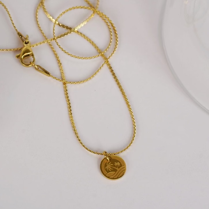 Oside Logo Charm Necklace