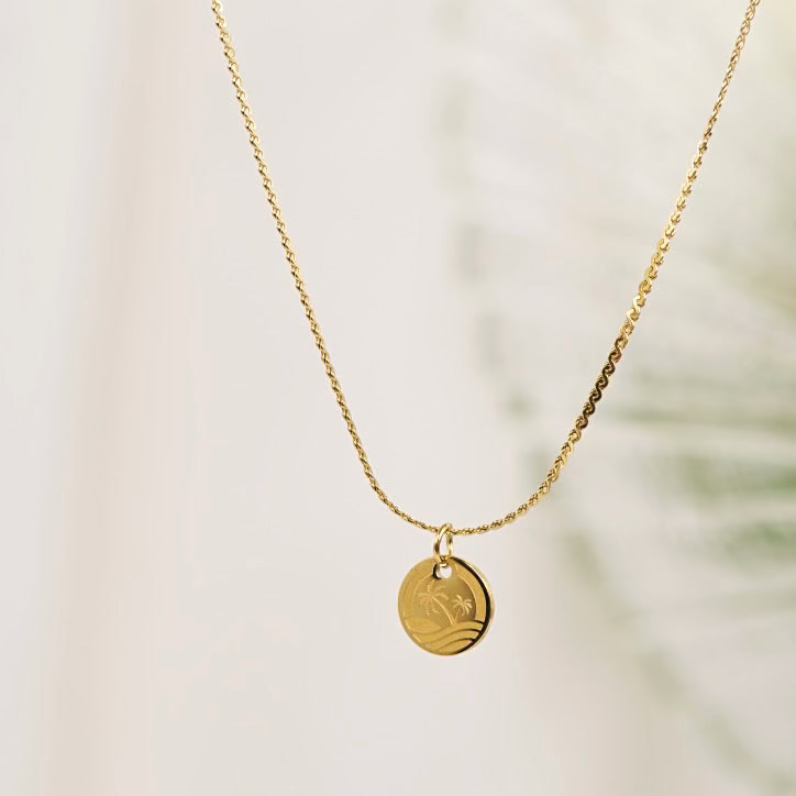 Oside Logo Charm Necklace