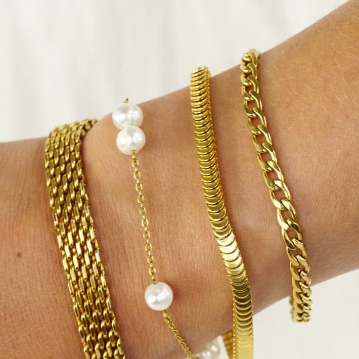 Crescent Chain Bracelet