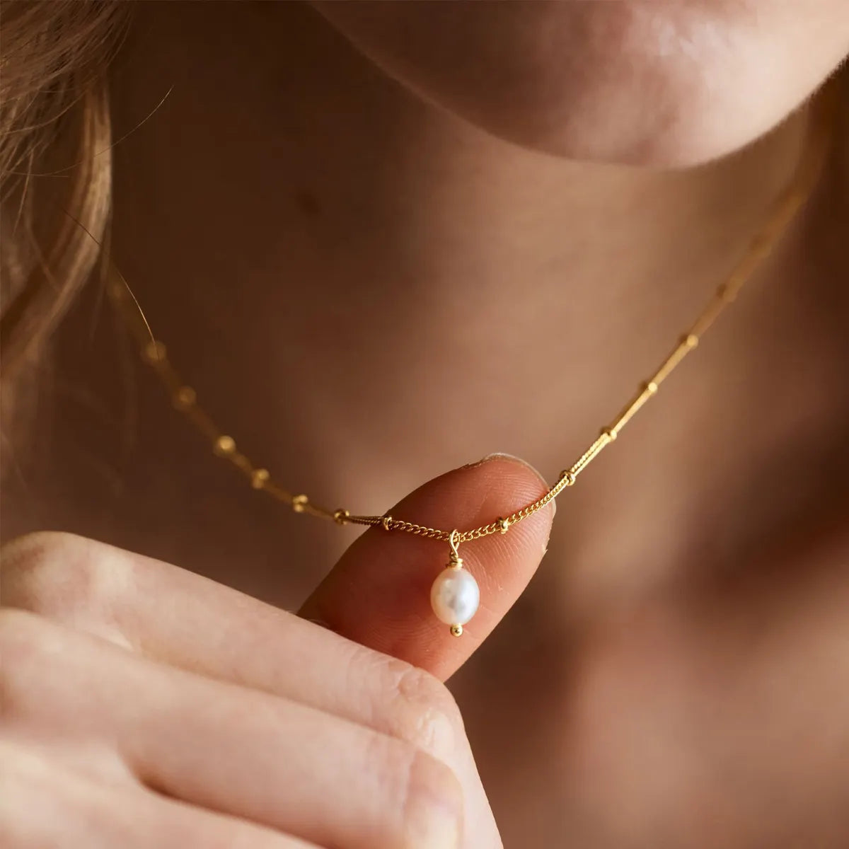 Jillian Pearl Necklace