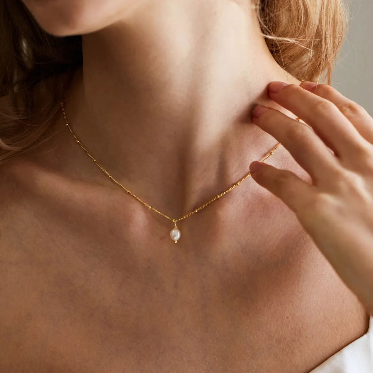 Jillian Pearl Necklace